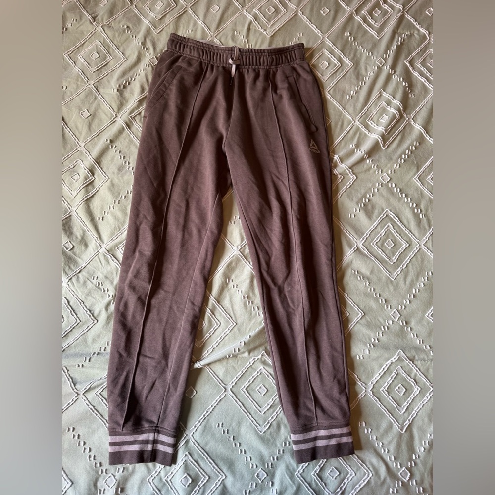 Reebok Men's Dark Brown Jogger Sweatpants